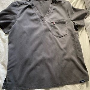 Mediclo Grey scrub top